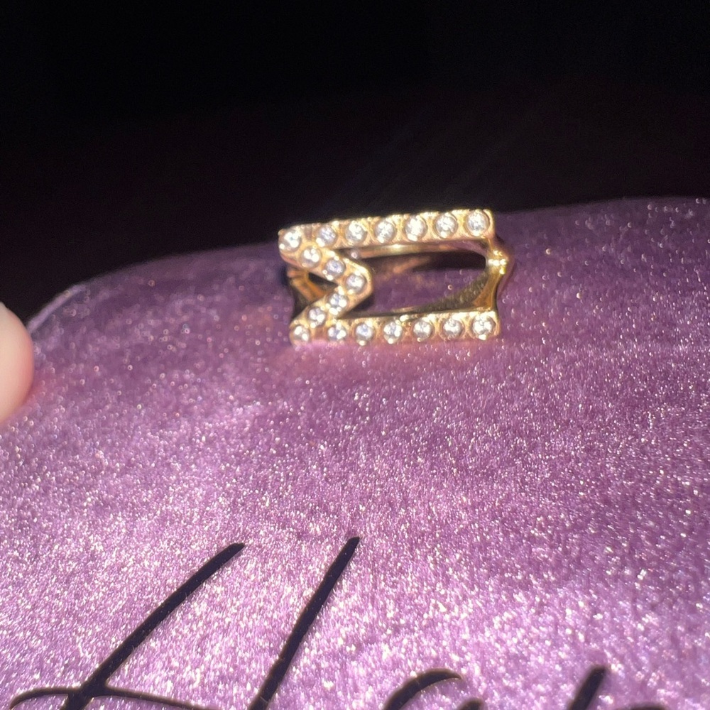 Gold M Ring
